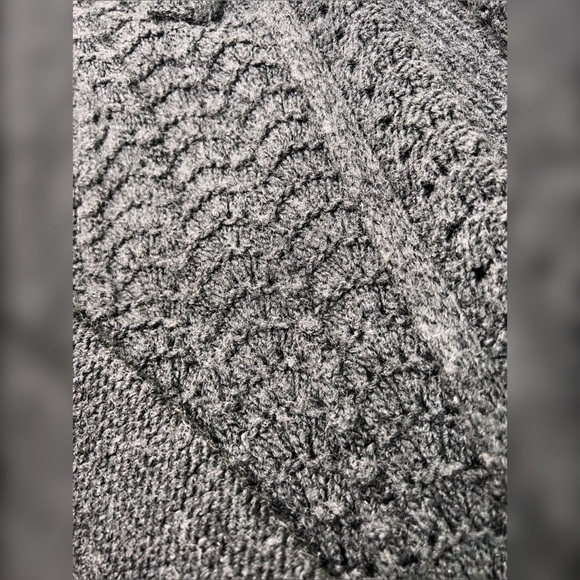 American Eagle Outfitters AEO Cozy Cardigan Sweater Oversized S Small Gray - Picture 2 of 8